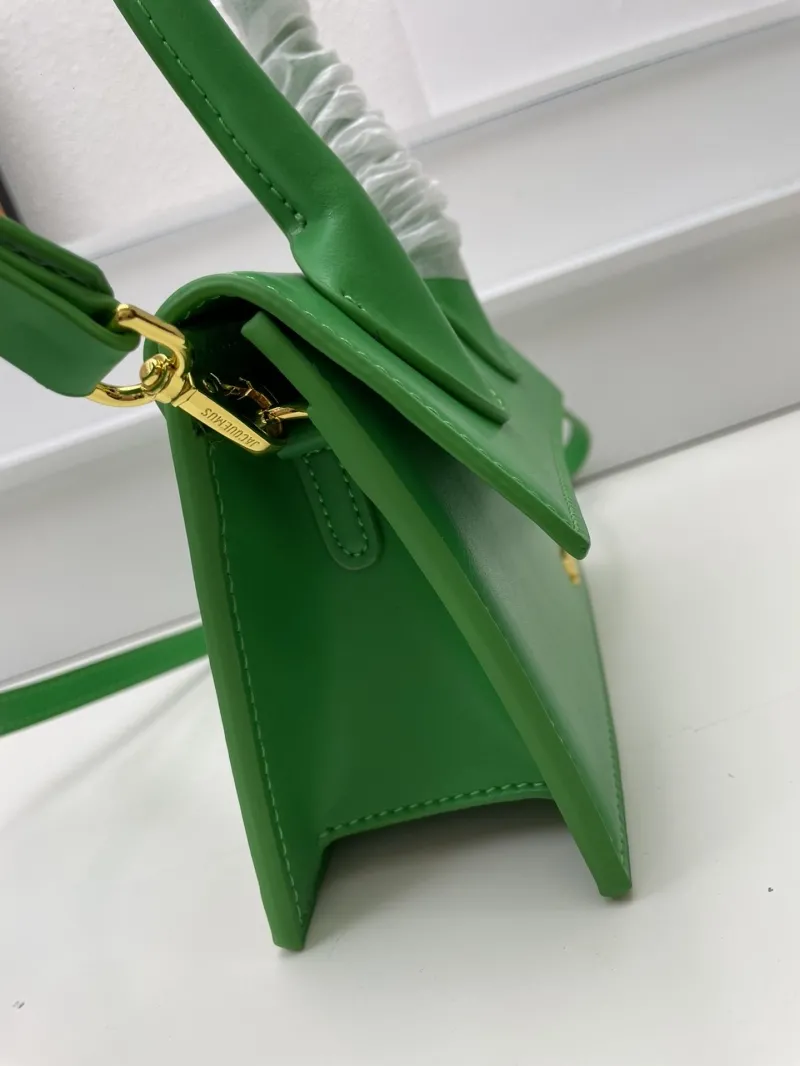Jacquemus Green Top Handle Crossbody Bag - Image 5