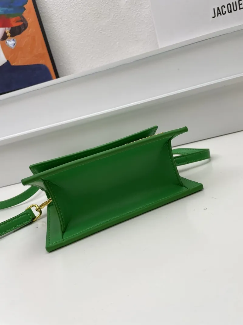 Jacquemus Green Top Handle Crossbody Bag - Image 6