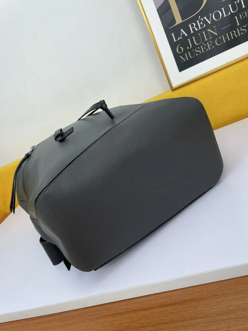 Loewe Dark Gray Leather Backpack SKU 39 - Image 4