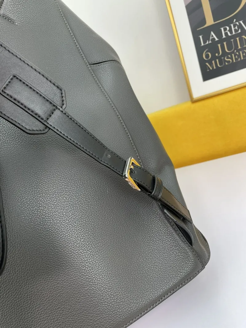 Loewe Dark Gray Leather Backpack SKU 39 - Image 5
