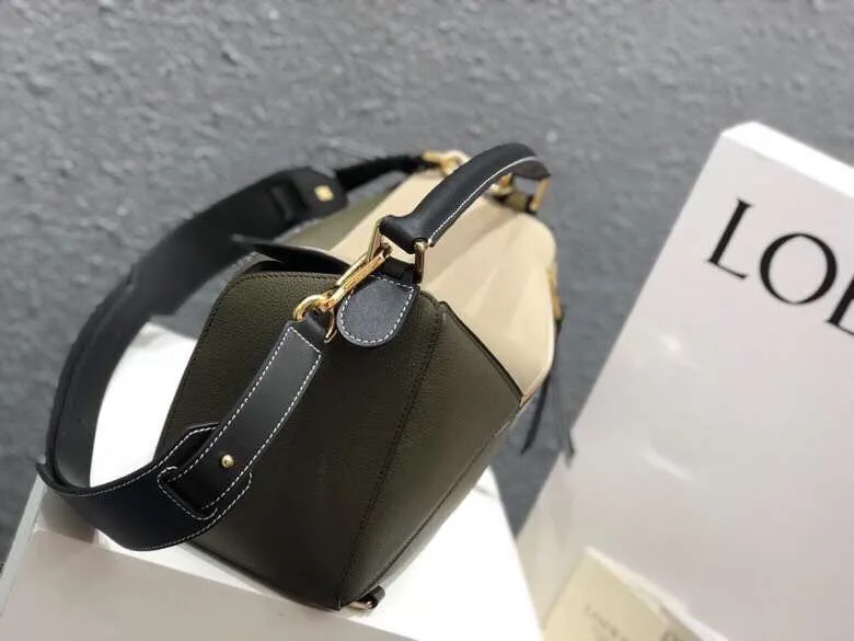 Alternative view of LOEWE Beige Olive Leather Crossbody Handbag 51