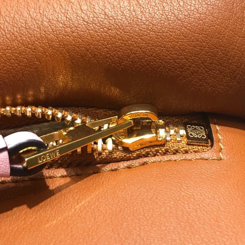 LOEWE Puzzle Brown Pink Shoulder Bag - Image 7