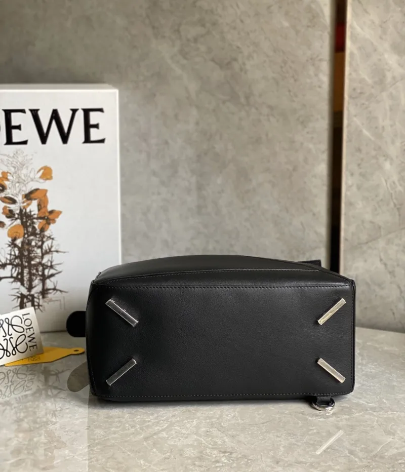 LOEWE Black Leather Puzzle Handbag 65 - Image 6