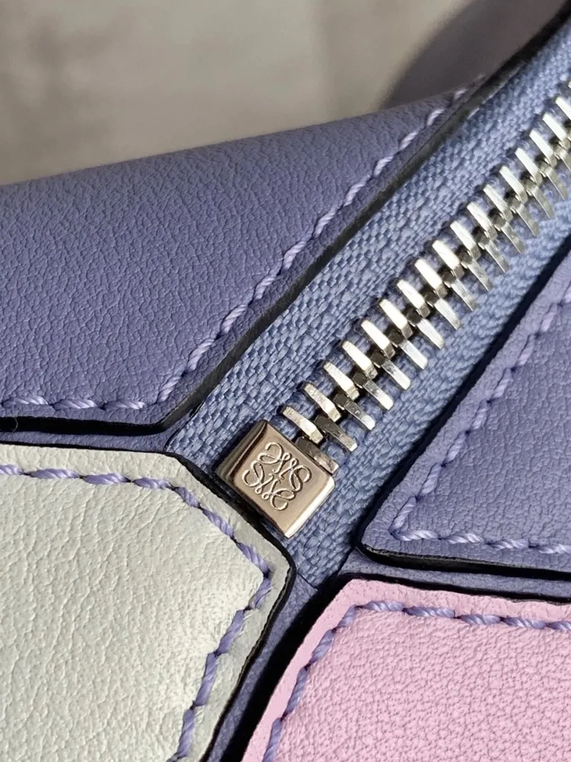 Loewe Puzzle Multicolor Leather Shoulder Bag - Image 5
