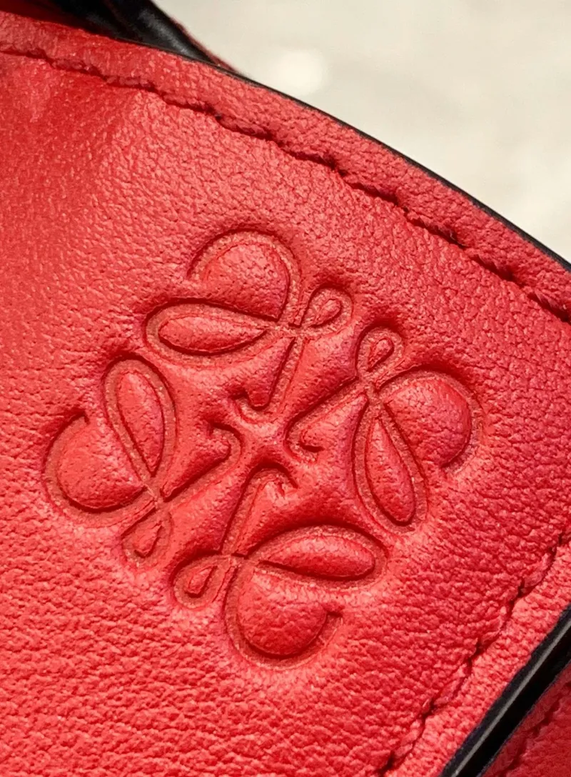 Alternative view of LOEWE Red Leather Puzzle Handbag