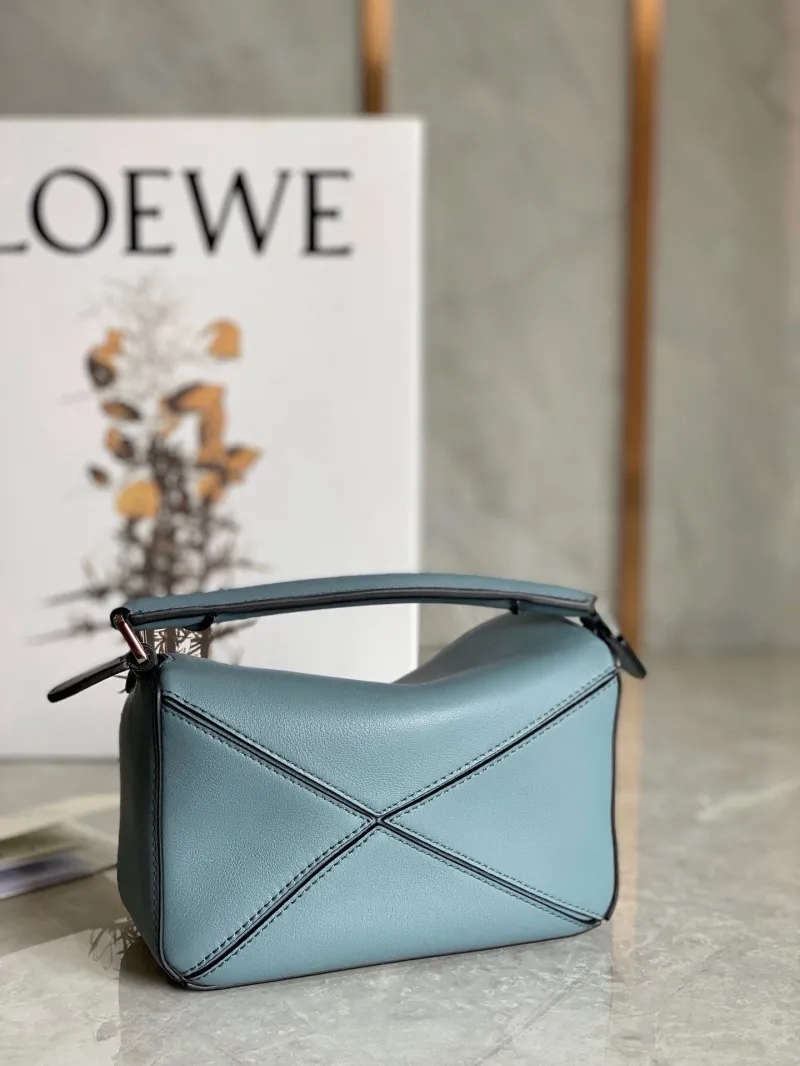 LOEWE Light Blue Puzzle Crossbody Handbag 78 - Image 3