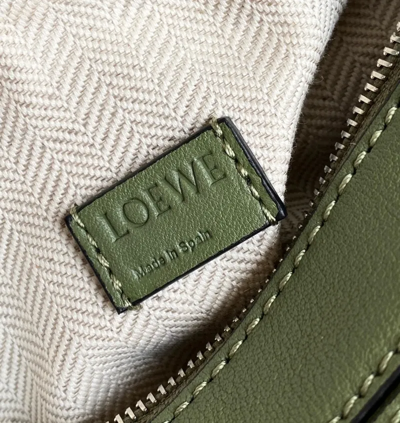 Loewe Olive Green Mini Puzzle Crossbody Bag - Image 7