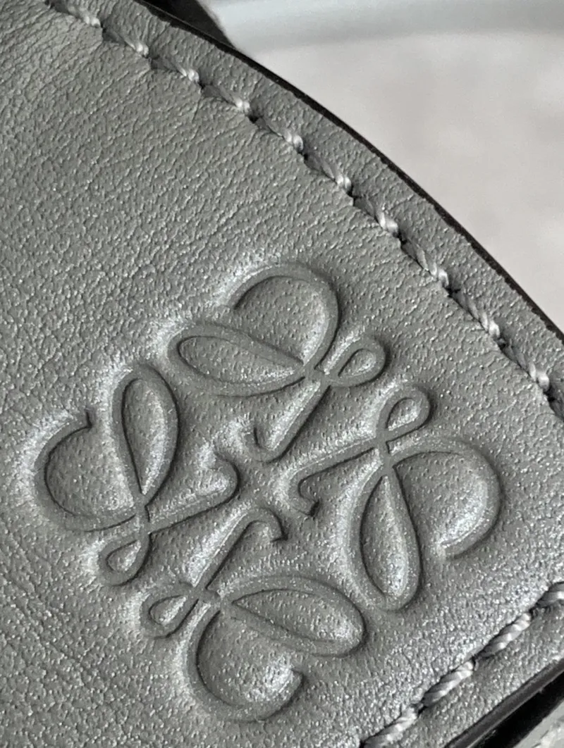 Alternative view of LOEWE Gray Puzzle Leather Shoulder Bag
