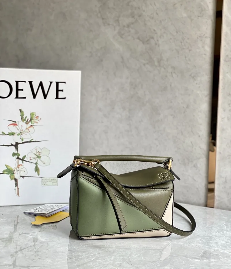 Alternative view of Loewe Olive Green Mini Crossbody Bag 81