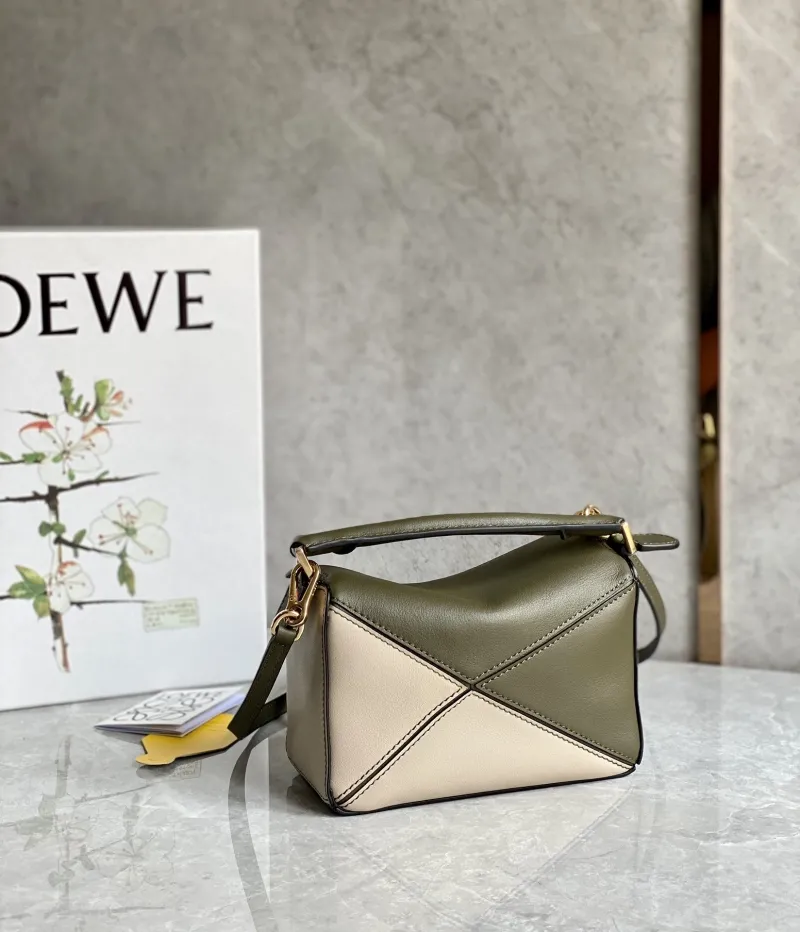 Loewe Olive Green Mini Crossbody Bag 81 - Image 4