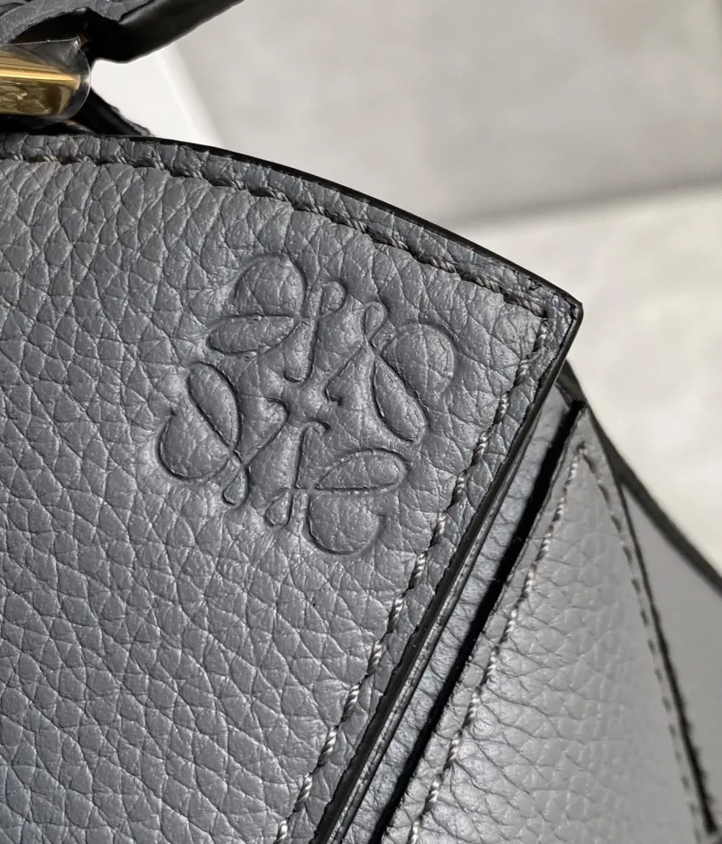 Alternative view of Loewe Gray Leather Mini Crossbody Handbag