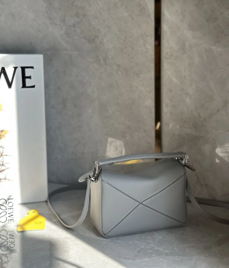 Alternative view of Loewe Gray Mini Crossbody Bag 91