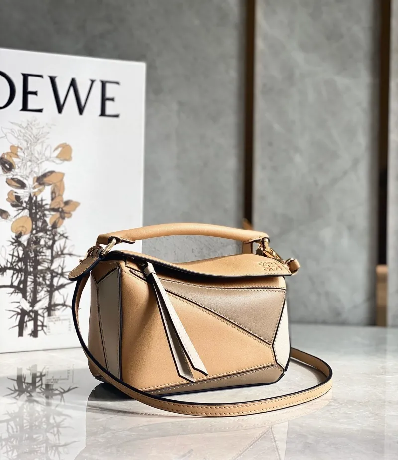 Alternative view of Loewe Tan Puzzle Crossbody Handbag 92