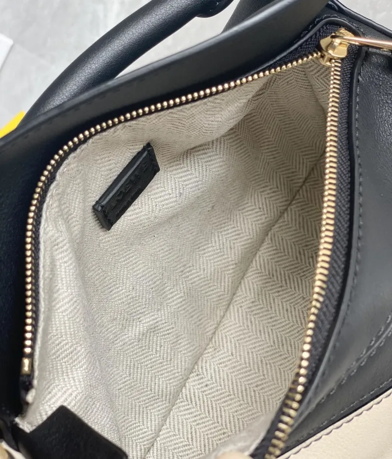 Loewe Black Cream Navy Mini Crossbody Bag 93 - Image 6