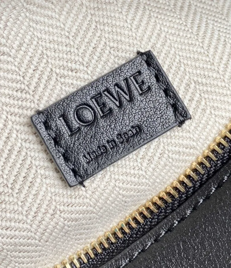 Loewe Black Cream Navy Mini Crossbody Bag 93 - Image 8
