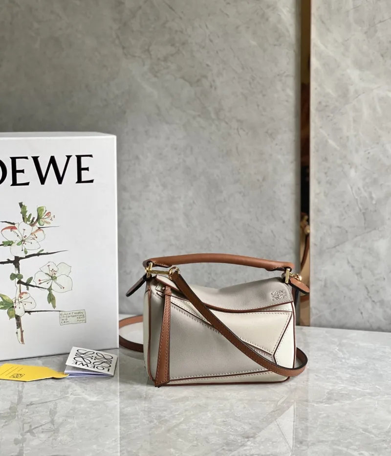 LOEWE Small Puzzle Leather Crossbody Bag