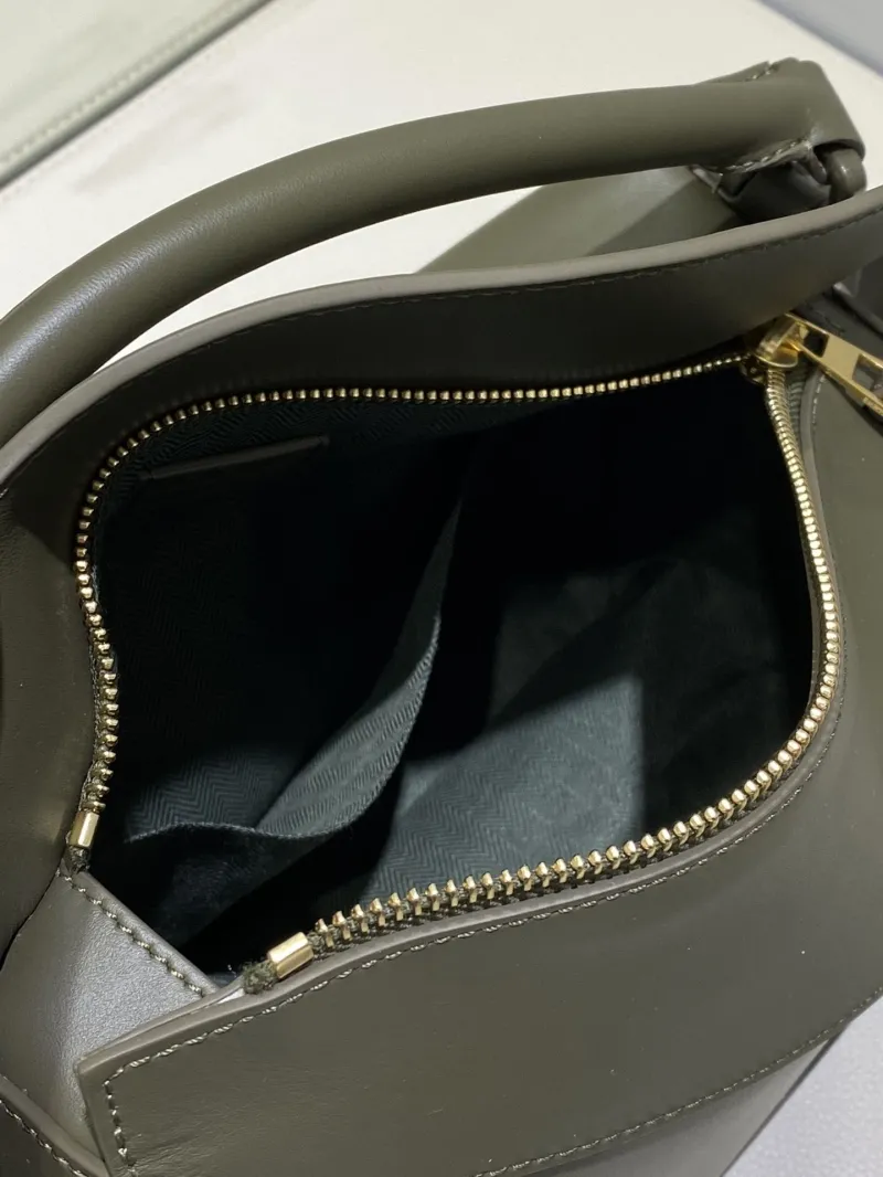 LOEWE Olive Green Puzzle Shoulder Bag 127 - Image 7