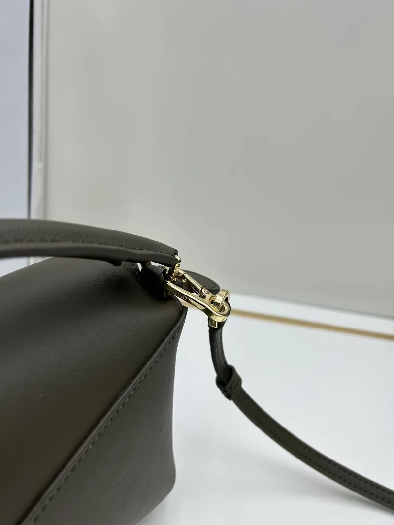Loewe 136 Olive Green Mini Crossbody Bag - Image 6