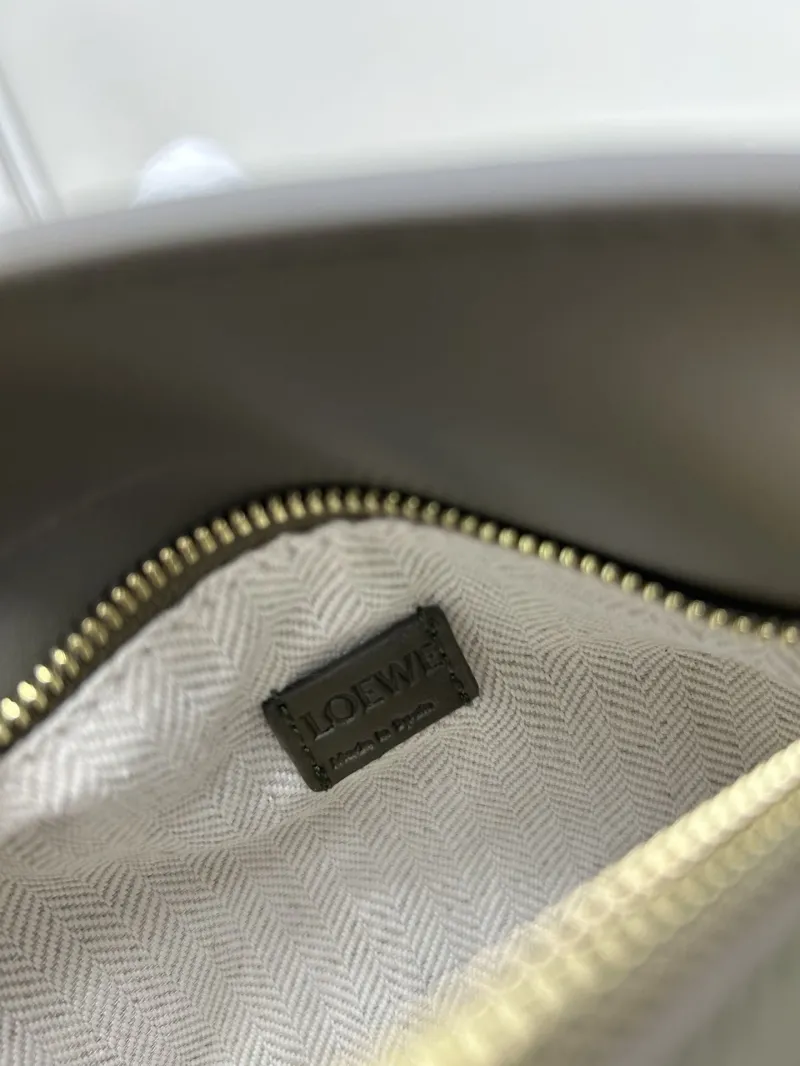 Loewe 136 Olive Green Mini Crossbody Bag - Image 8