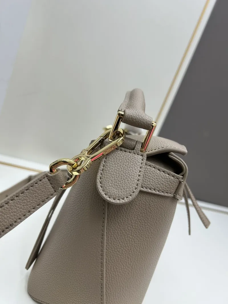 Loewe Taupe Leather Crossbody Bag 150 - Image 6
