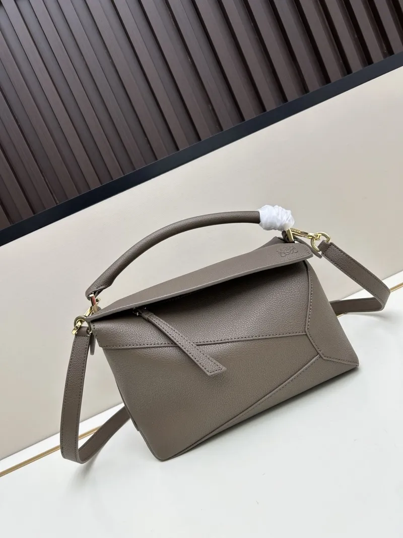 Loewe Taupe Puzzle Shoulder Bag 152