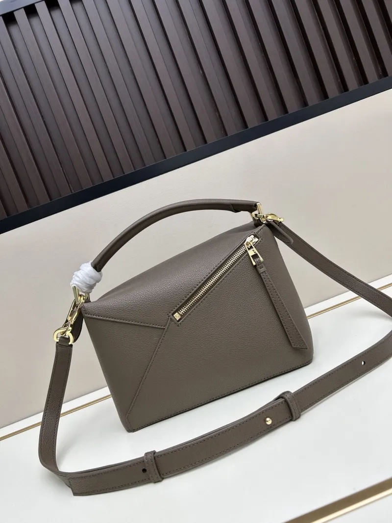 Loewe Taupe Puzzle Shoulder Bag 152 - Image 3
