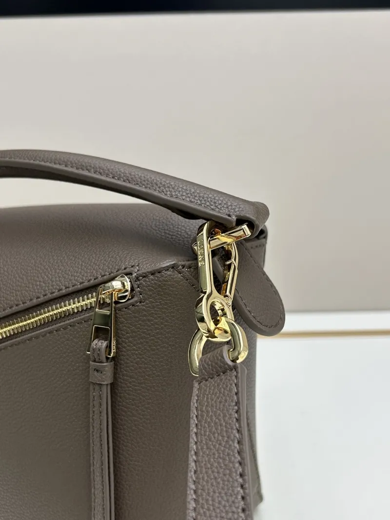 Loewe Taupe Puzzle Shoulder Bag 152 - Image 6