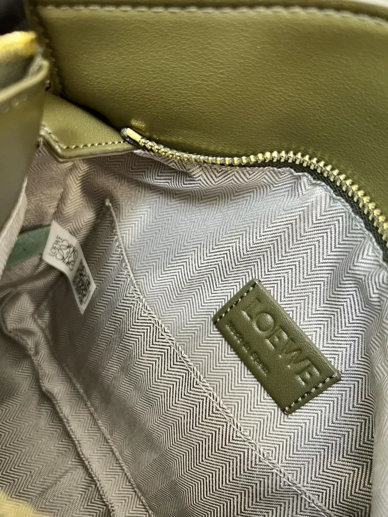 Alternative view of LOEWE 1H8915 Olive Green Puzzle Handbag 24cm