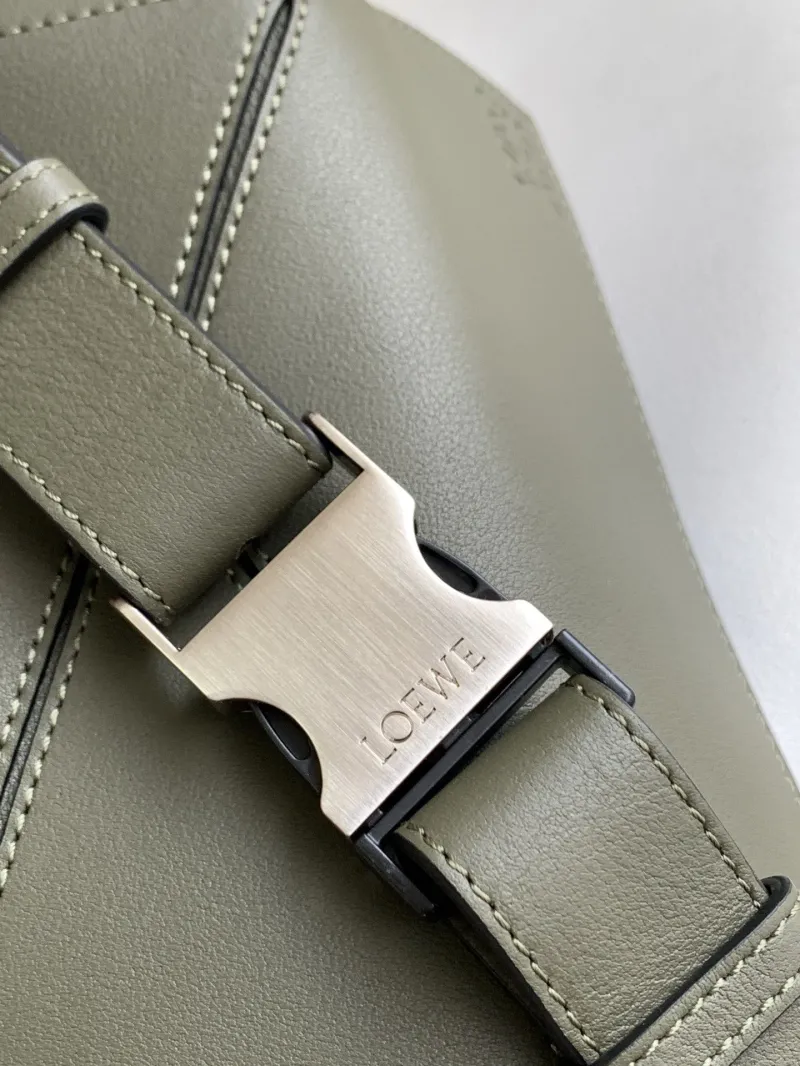 Loewe Olive Green Puzzle Belt Bag 171 - Image 6