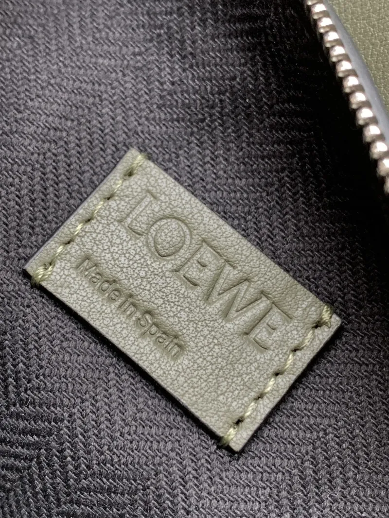Loewe Olive Green Puzzle Belt Bag 171 - Image 9