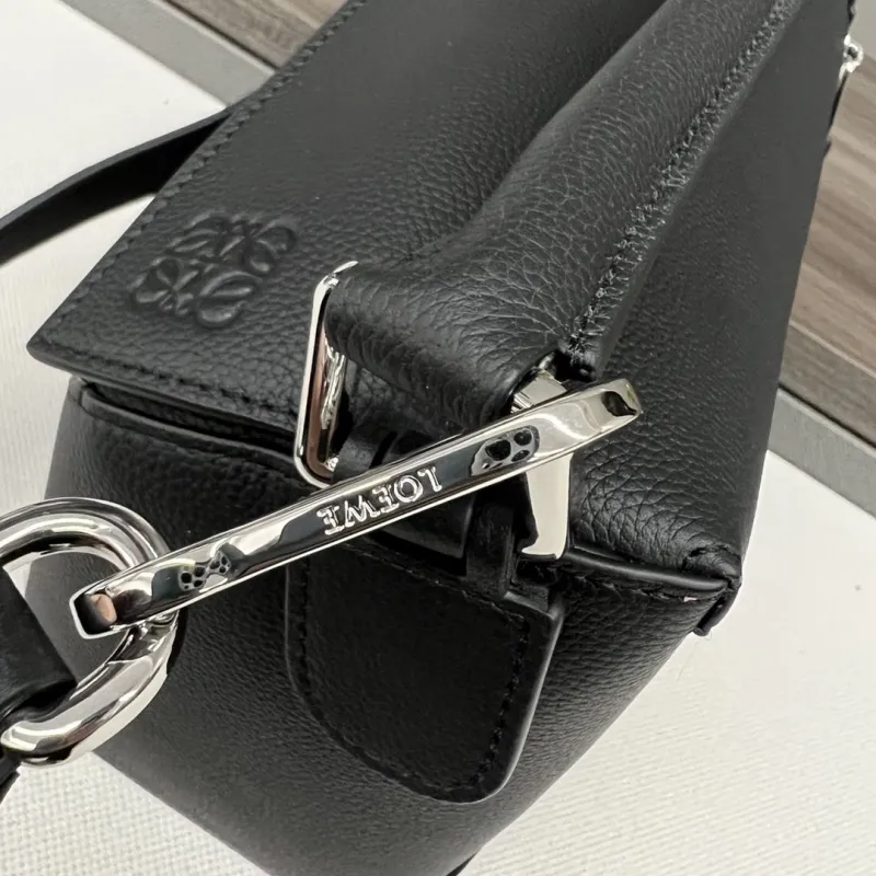 Loewe Black Leather Crossbody Handbag - Image 7