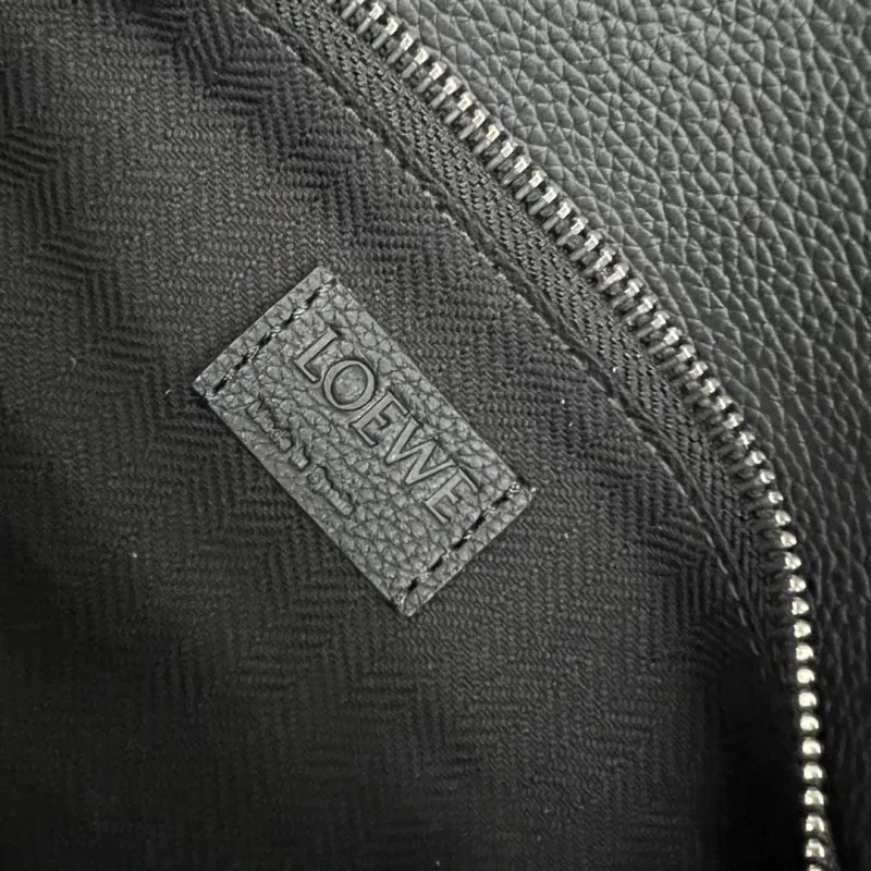 Loewe Black Leather Crossbody Handbag - Image 9