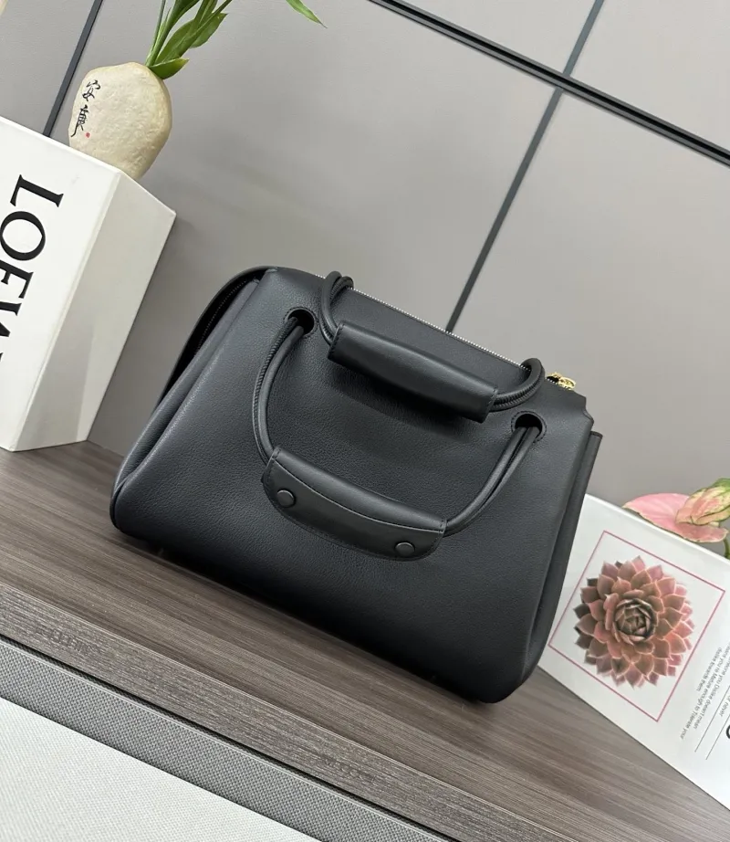 Alternative view of LOEWE Black Leather Handbag 186
