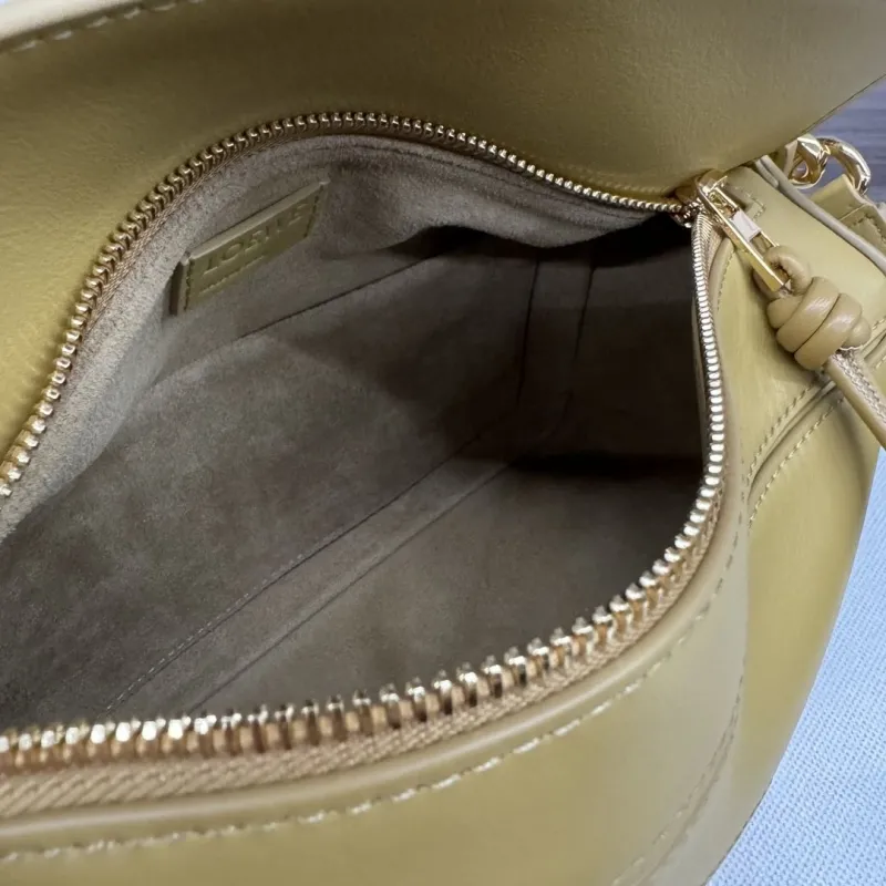 LOEWE Yellow Leather Handle Crossbody Bag - Image 8
