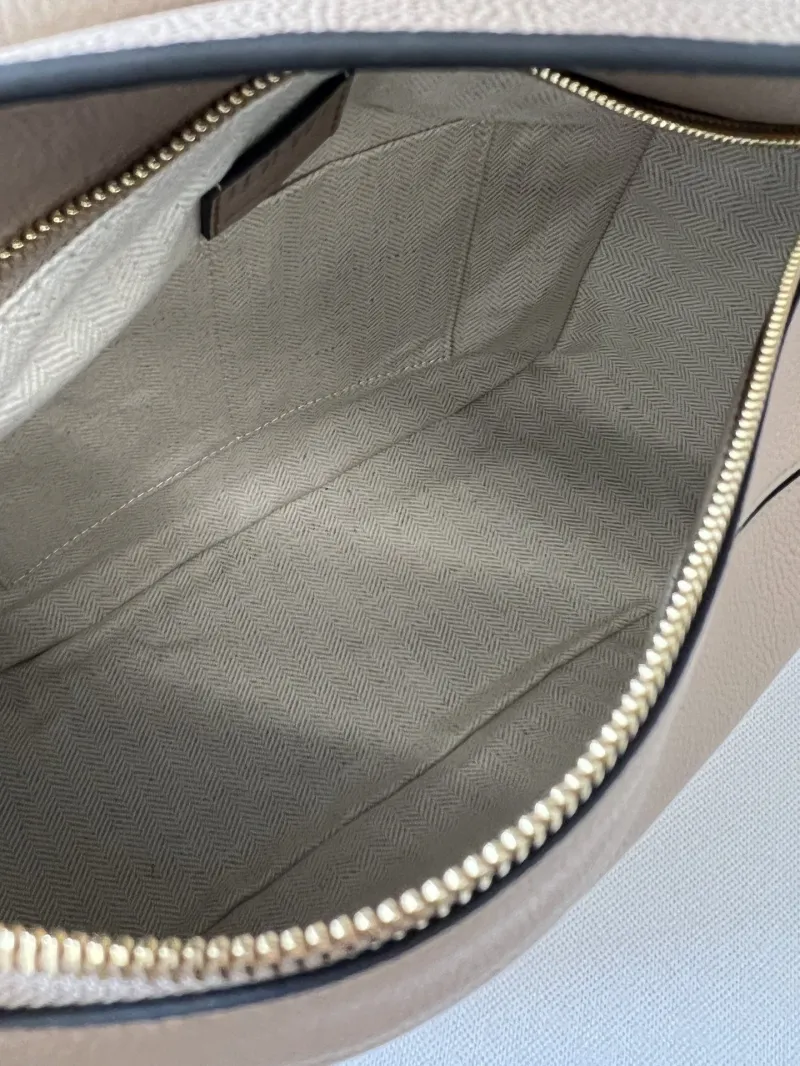Loewe Beige Puzzle Leather Shoulder Bag - Image 9