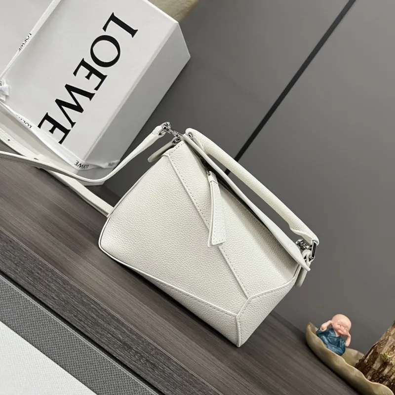 Loewe White Small Crossbody Handle Bag 193