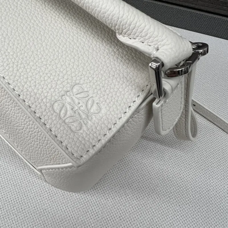Loewe White Small Crossbody Handle Bag 193 - Image 5