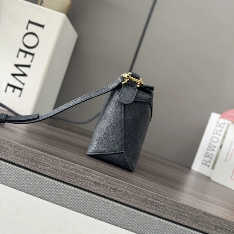 Alternative view of Loewe Black Leather Crossbody Handbag
