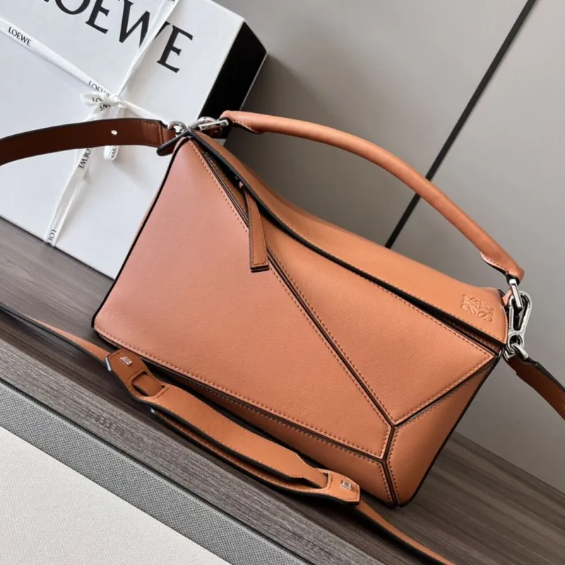 Loewe Tan Puzzle Crossbody Bag