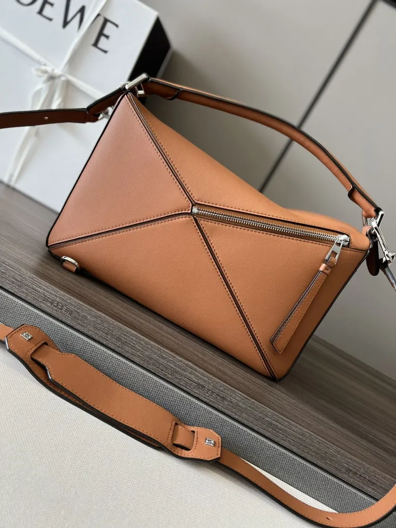 Loewe Tan Puzzle Crossbody Bag - Image 3