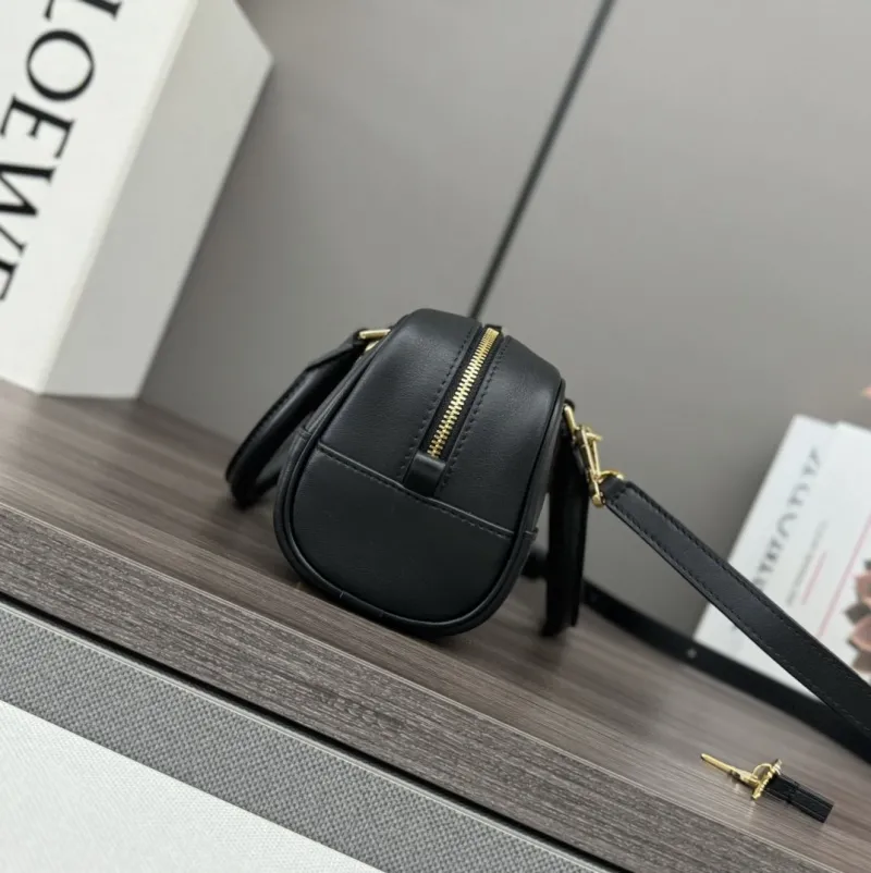 Alternative view of Loewe Black Leather Small Handle Bag 204