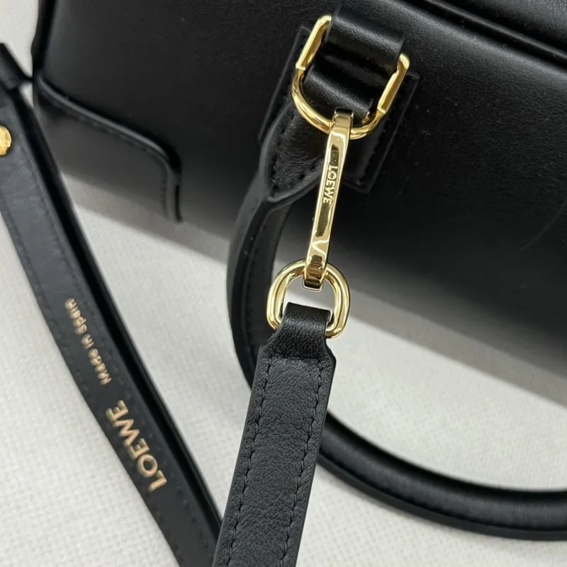 Loewe Black Leather Small Handle Bag 204 - Image 7