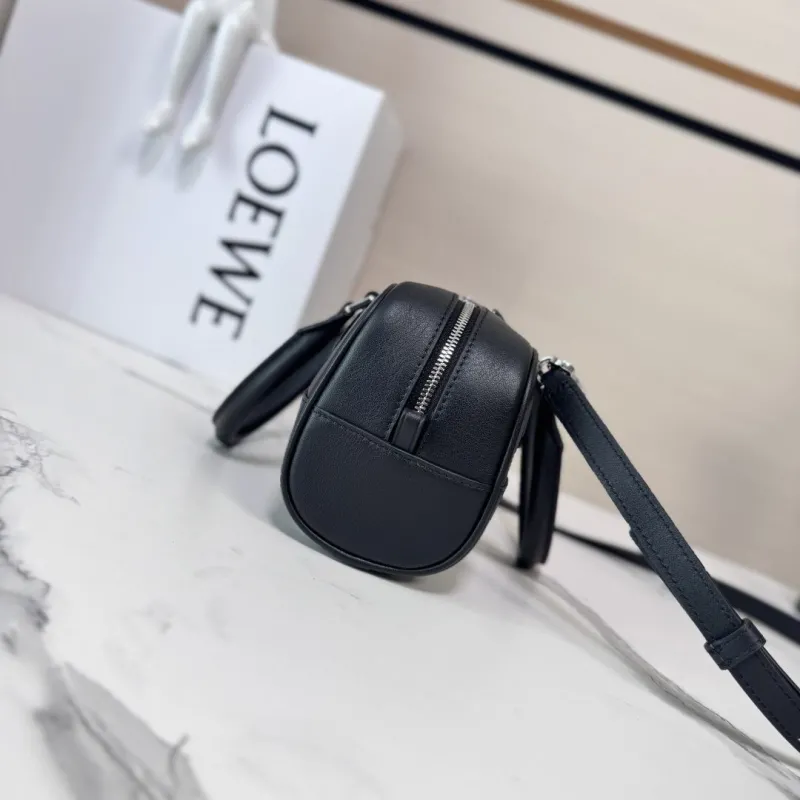 Alternative view of LOEWE Black Leather Mini Crossbody Handbag 206