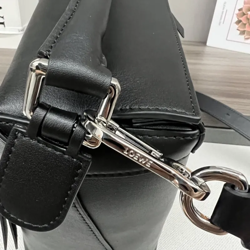 Loewe Black Leather Handle Bag 207 - Image 7