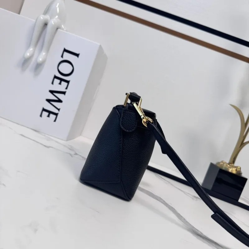 Alternative view of LOEWE Black Leather Crossbody Handbag 209