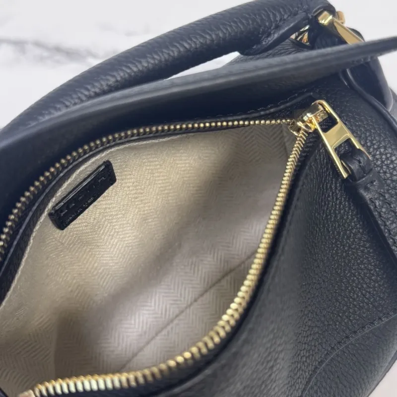 LOEWE Black Leather Crossbody Handbag 209 - Image 8