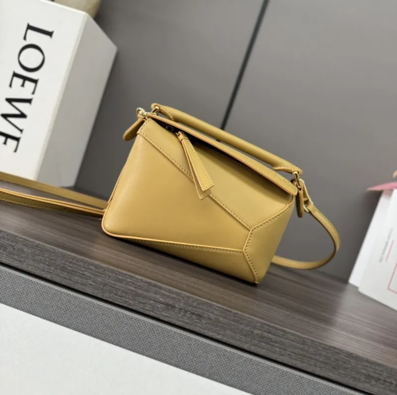 LOEWE 211 Yellow Mini Crossbody Bag