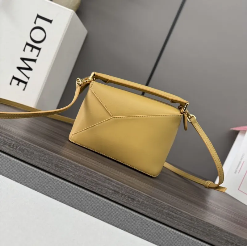 LOEWE 211 Yellow Mini Crossbody Bag - Image 3