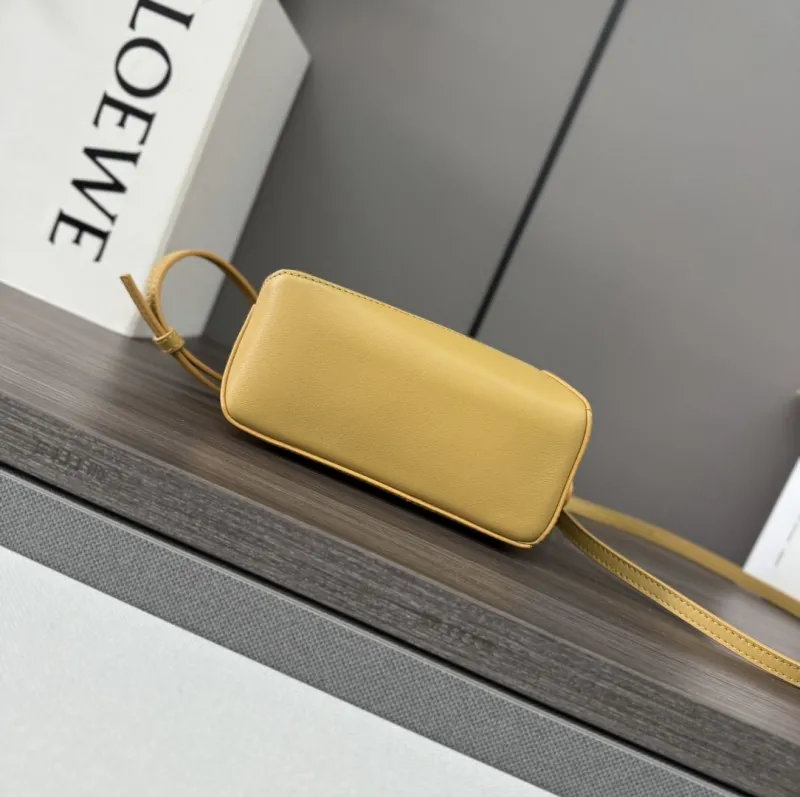 LOEWE 211 Yellow Mini Crossbody Bag - Image 4