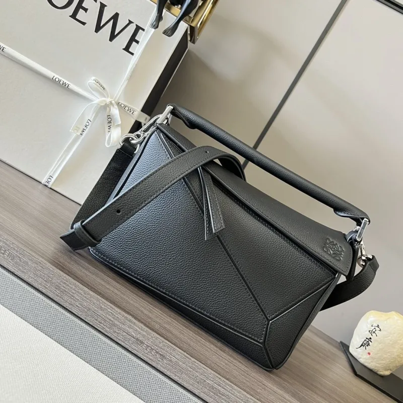 Loewe Black Puzzle Shoulder Bag 214